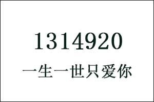 1314920是什么意思