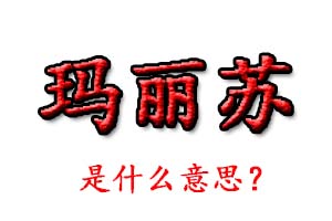 玛丽苏是什么意思