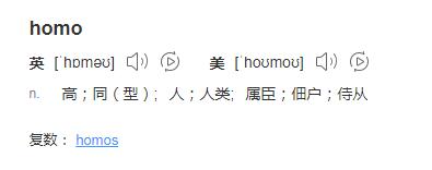 homo什么梗 homo无处不在什么梗 homo特有是什么梗