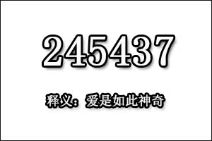 245437是什么意思