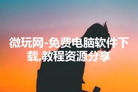 微玩网-免费电脑软件下载,教程资源分享