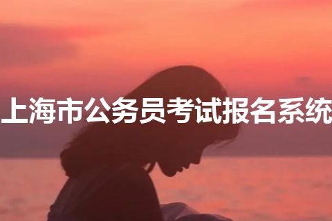 上海市公务员考试报名系统