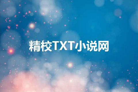 精校TXT小说网