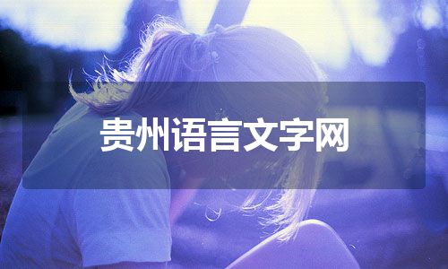 贵州语言文字网