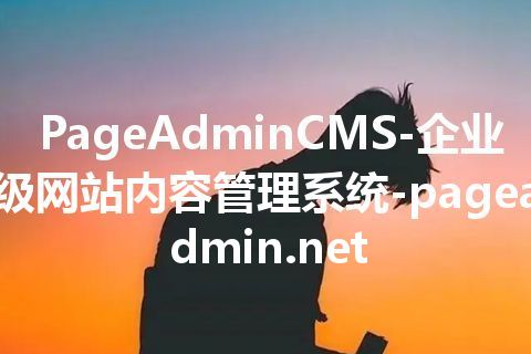 PageAdminCMS-企业级网站内容管理系统-pageadmin.net