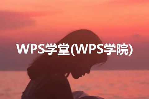 WPS学堂(WPS学院)