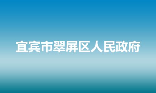 宜宾市翠屏区人民政府