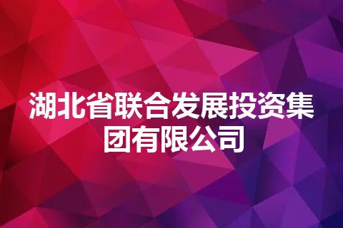 湖北省联合发展投资集团有限公司